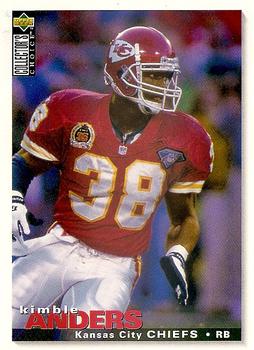 Kimble Anders Kansas City Chiefs 1995 Upper Deck Collector's Choice #313